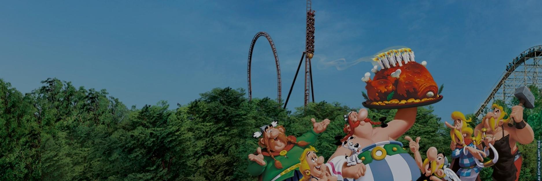 Parc Astérix attractiepark nabij Parijs