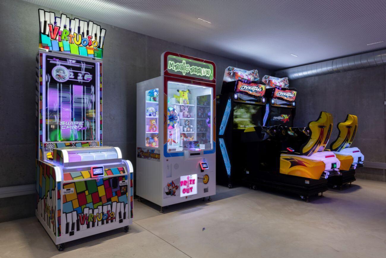 Game Arcade in het nieuwe partner hotel