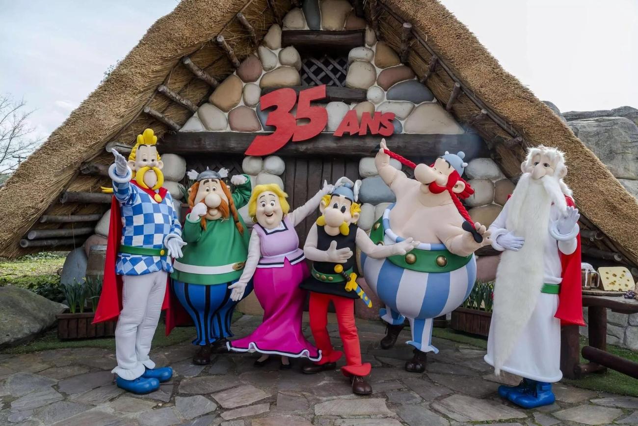 Eintrittskarten für den 35. Jahrestag des Parc Asterix